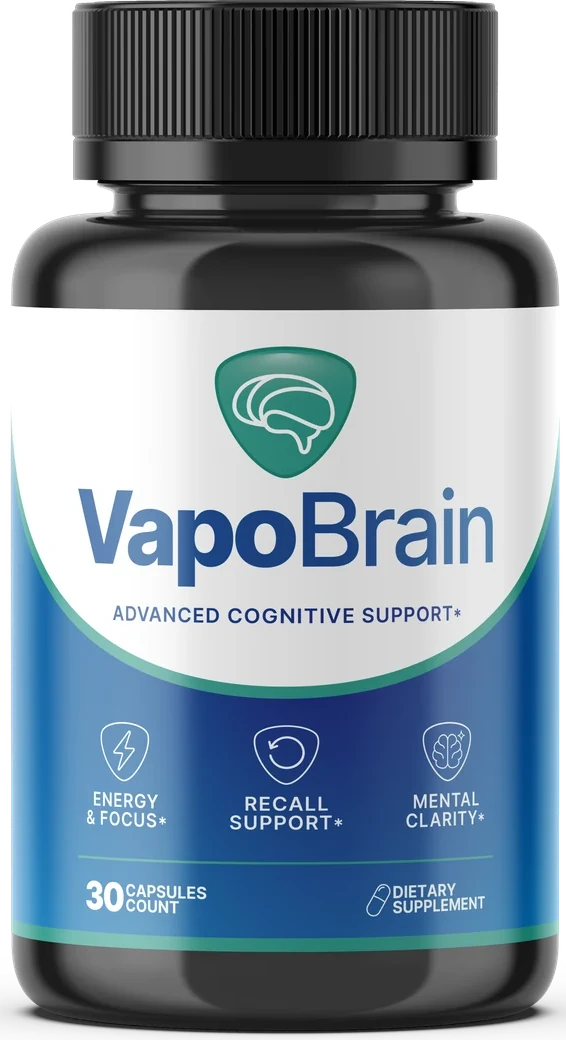 VapoBrain advanced cognitive support, 30 capsule bottle